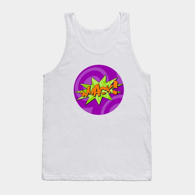 Whack Comic Book Design Tank Top by markmurphycreative